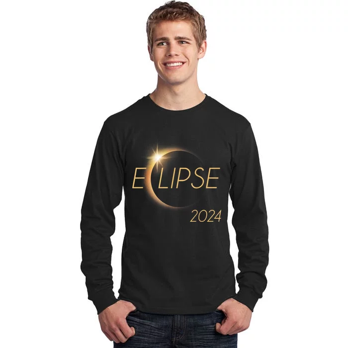 America Totality 04 08 24 Total Solar Eclipse 2024 Tall Long Sleeve T-Shirt