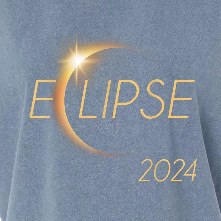 America Totality 04 08 24 Total Solar Eclipse 2024 Garment-Dyed Women's Muscle Tee