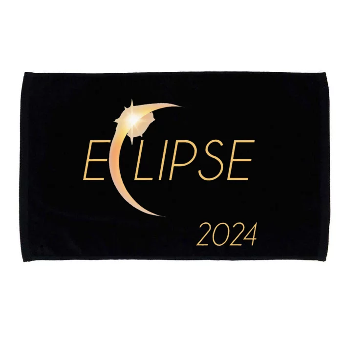 America Totality 04 08 24 Total Solar Eclipse 2024 Microfiber Hand Towel