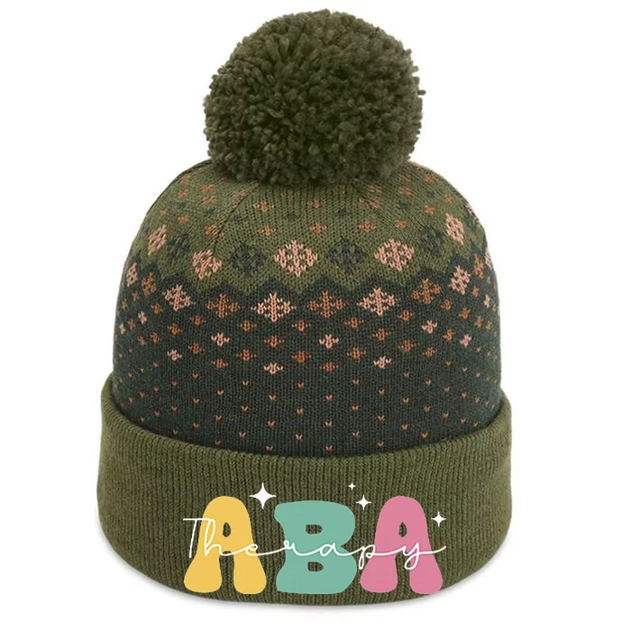 Aba Therapy 2 Sided All Behavior Is A Form Of Communication The Baniff Cuffed Pom Beanie