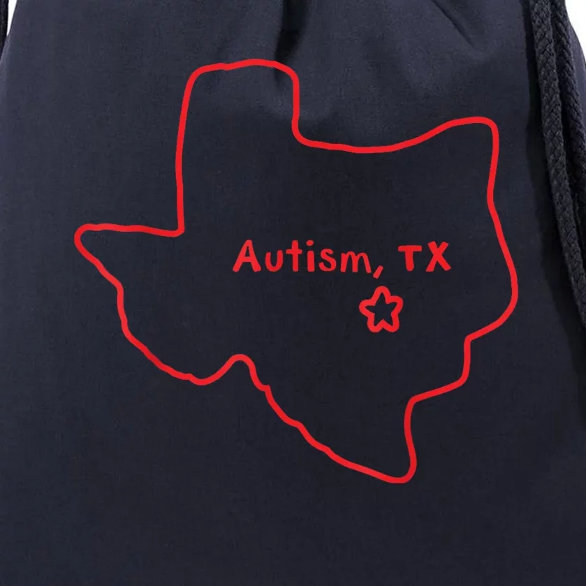 Autism Texas 2024 Drawstring Bag