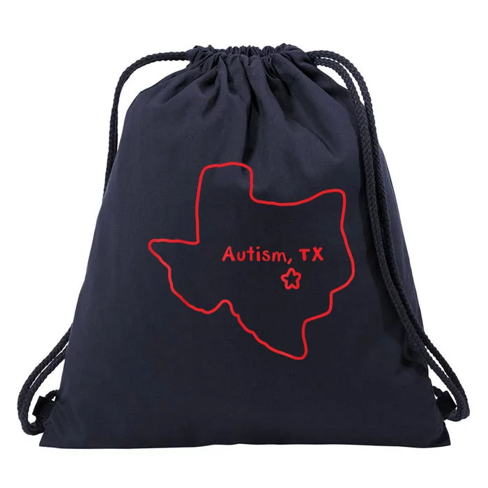 Autism Texas 2024 Drawstring Bag