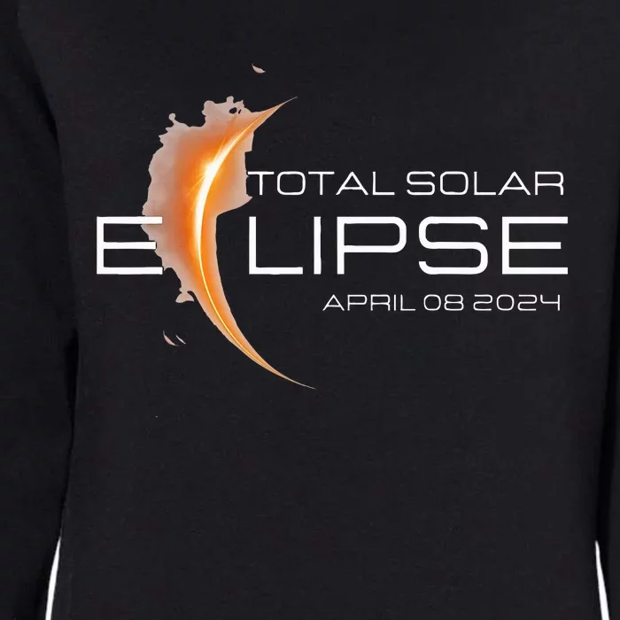 American Totally 2024 Total Solar Eclipse April 08 2024 Womens California Wash Sweatshirt