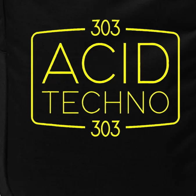 Acid Techno 303 Acid Rave Hard Dark Techno Impact Tech Backpack