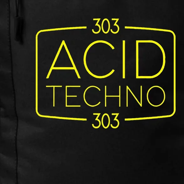 Acid Techno 303 Acid Rave Hard Dark Techno Daily Commute Backpack