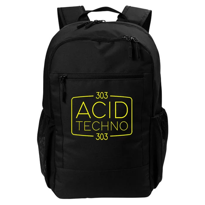 Acid Techno 303 Acid Rave Hard Dark Techno Daily Commute Backpack