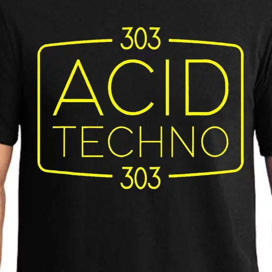 Acid Techno 303 Acid Rave Hard Dark Techno Pajama Set