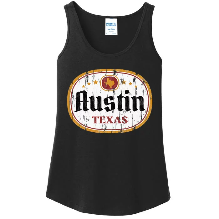 Austin Texas Ladies Essential Tank