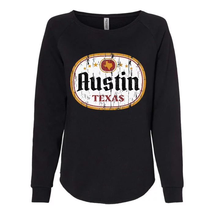 Austin Texas Womens California Wash Sweatshirt