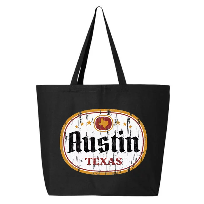 Austin Texas 25L Jumbo Tote