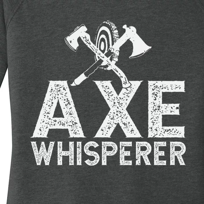 Axe Throwing Axe Whisperer Women's Perfect Tri Tunic Long Sleeve Shirt