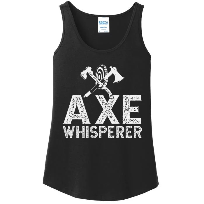 Axe Throwing Axe Whisperer Ladies Essential Tank