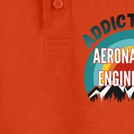 Addicted To Aeronautical Engineering College Major Gift Dry Zone Grid Performance Polo