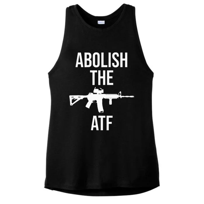 Abolish The Atf Pro Gun Ladies Tri-Blend Wicking Tank