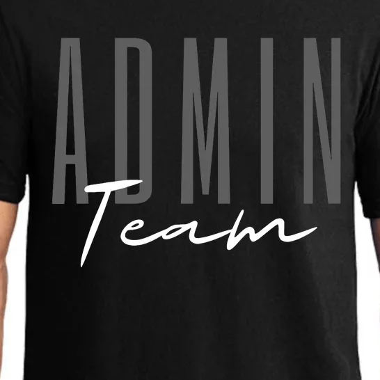 Admin Team Assistant Admin Squad Administrative Assistant Pajama Set