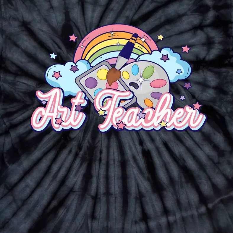 Art Teacher Art Lover Art Teaching Gift Idea Tie-Dye T-Shirt