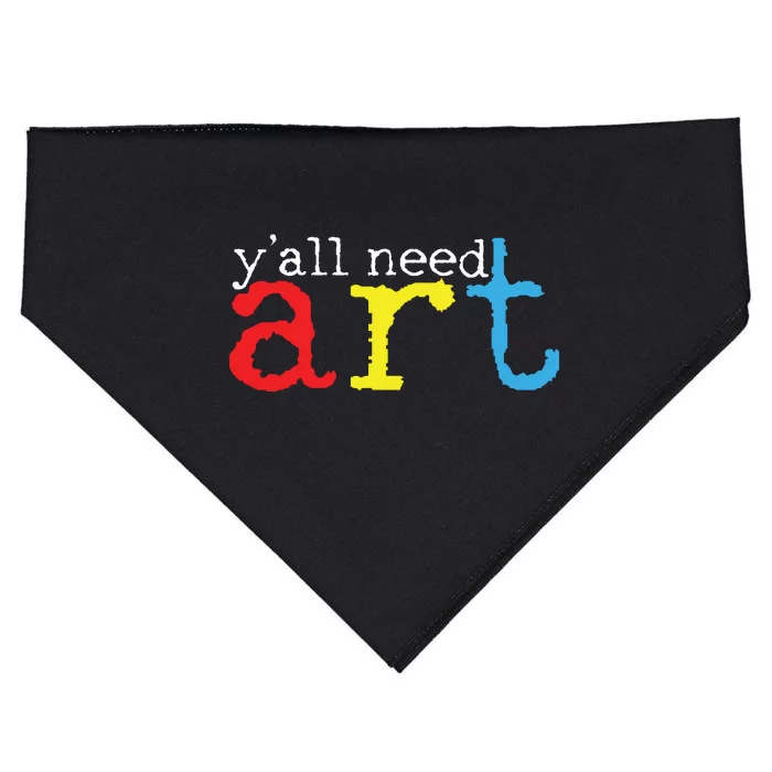 Art Teacher Artists Gift USA-Made Doggie Bandana