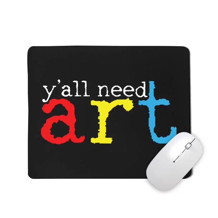 Art Teacher Artists Gift Mousepad