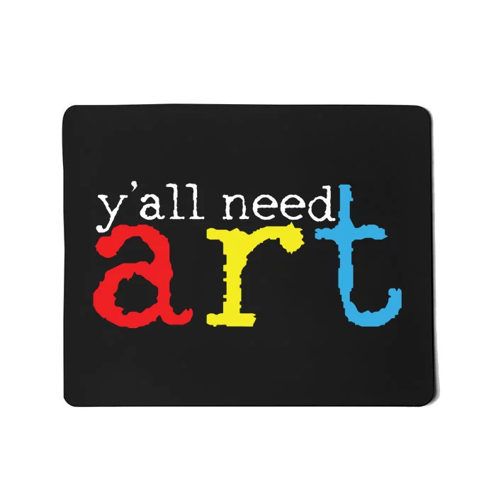 Art Teacher Artists Gift Mousepad