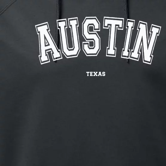 Austin Texas Performance Fleece Hoodie