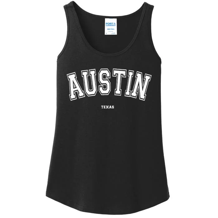 Austin Texas Ladies Essential Tank