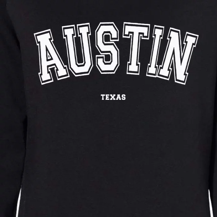 Austin Texas Womens California Wash Sweatshirt