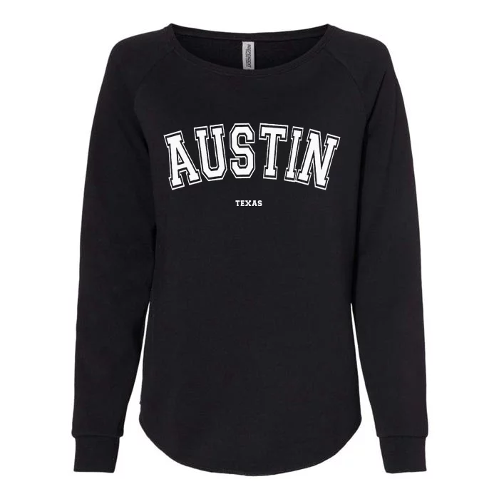 Austin Texas Womens California Wash Sweatshirt