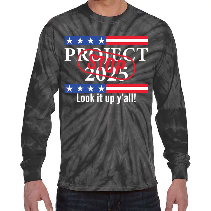 Anti Trump Tie-Dye Long Sleeve Shirt