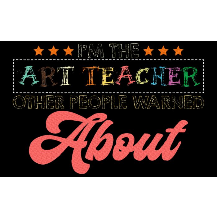 Art Teacher Bumper Sticker