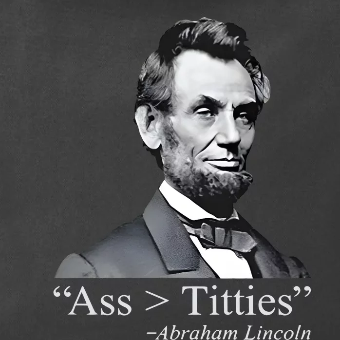 Ass Titties Abraham Lincoln Zip Tote Bag