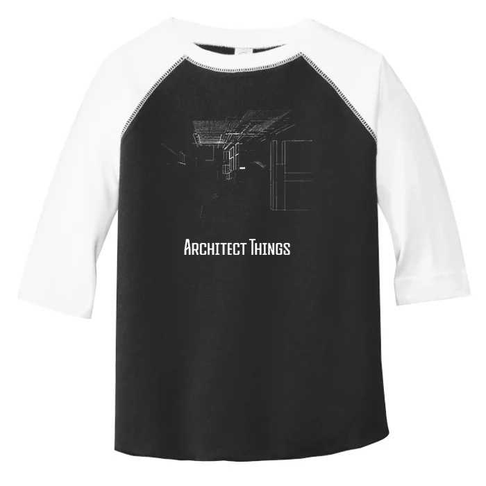 Architect Things Architecture Artwork Designer Planner Toddler Fine Jersey T-Shirt