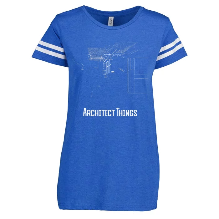 Architect Things Architecture Artwork Designer Planner Enza Ladies Jersey Football T-Shirt