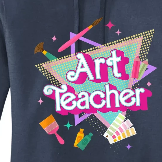 Art Teacher Art Therapist Hooray Its Art Day Back To School Women's Pullover Hoodie