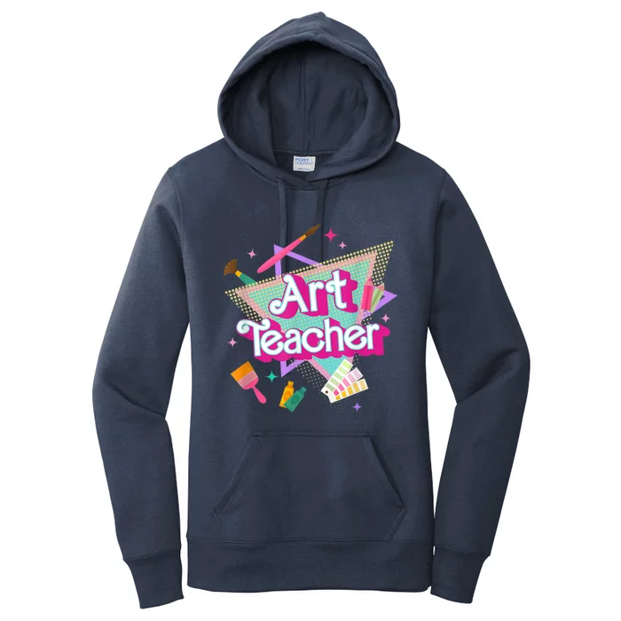 Art Teacher Art Therapist Hooray Its Art Day Back To School Women's Pullover Hoodie