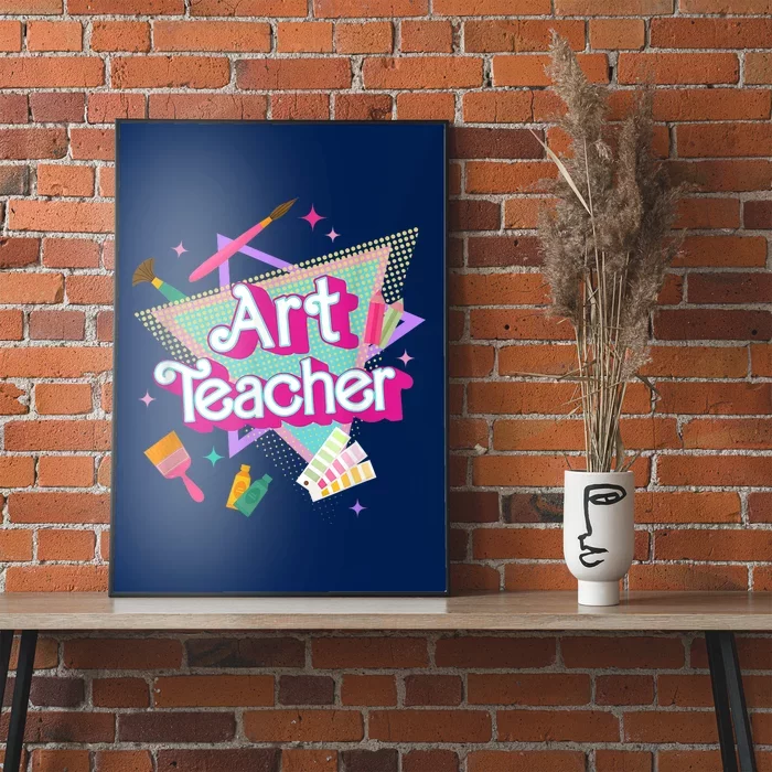 Art Teacher Art Therapist Hooray Its Art Day Back To School Poster