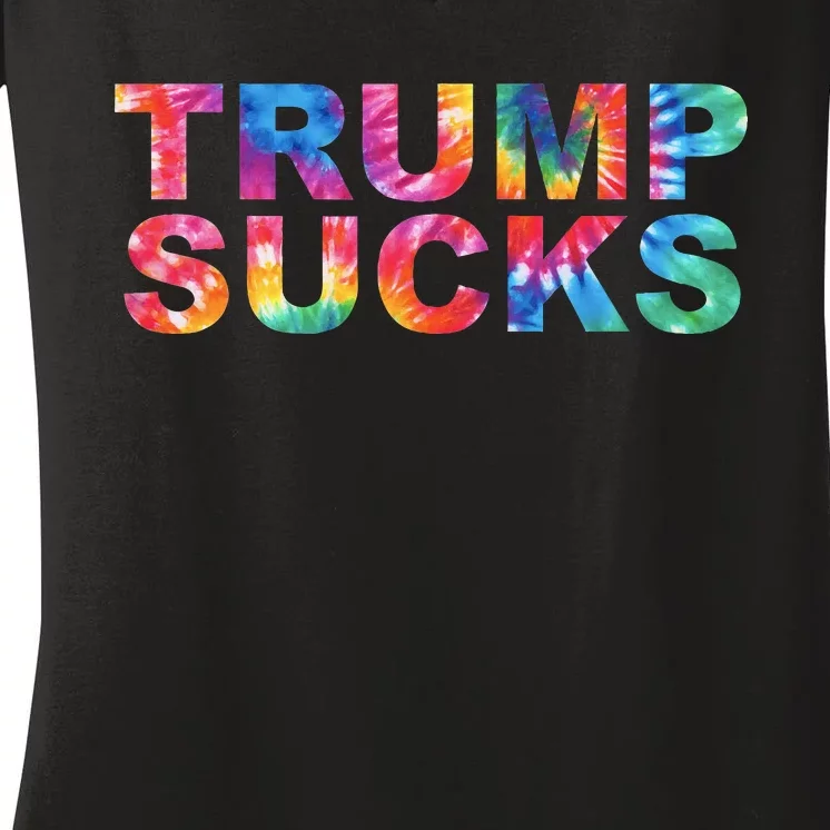 Anti Trump Women's V-Neck T-Shirt