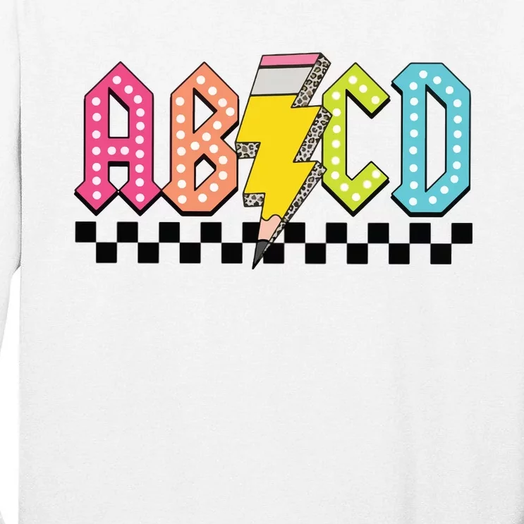 Abcd Teacher Tall Long Sleeve T-Shirt