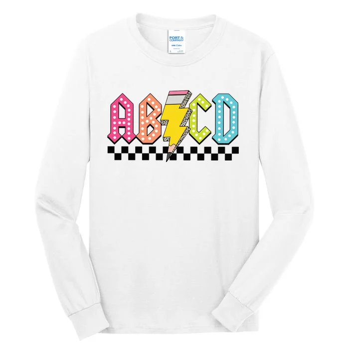 Abcd Teacher Tall Long Sleeve T-Shirt