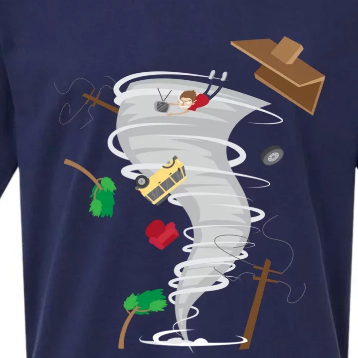 Awesome Tornado And Storm Chaser Severe Weather Lover Cool Gift Sueded Cloud Jersey T-Shirt