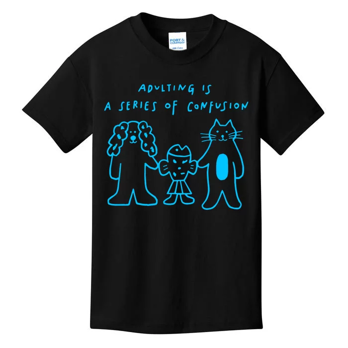 Anna Tfoolswhodream Adulting Is A Series Of Confusion Kids T-Shirt