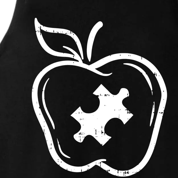 Autism Teacher Ladies Tri-Blend Wicking Tank