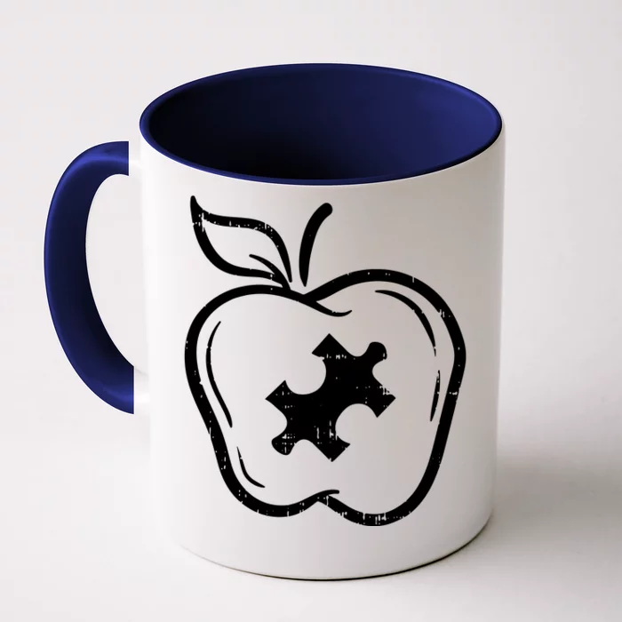 Autism Teacher Front & Back Coffee Mug