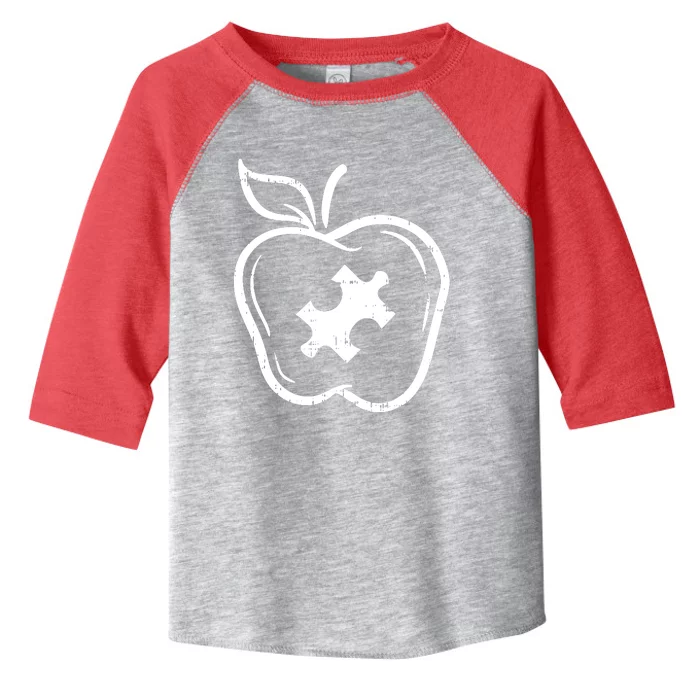 Autism Teacher Toddler Fine Jersey T-Shirt