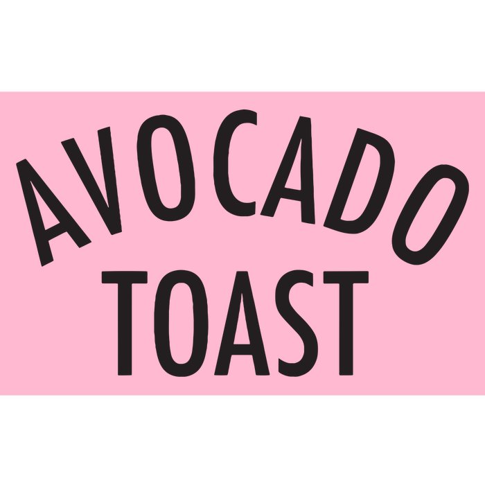 Avocado Toast Bumper Sticker