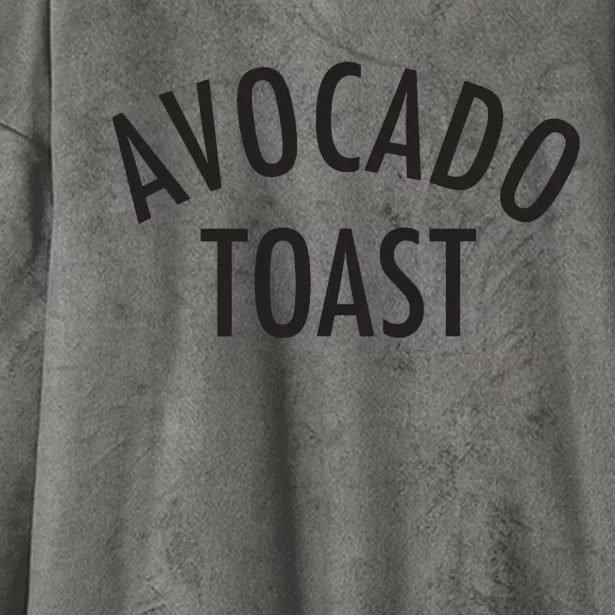 Avocado Toast Hooded Wearable Blanket