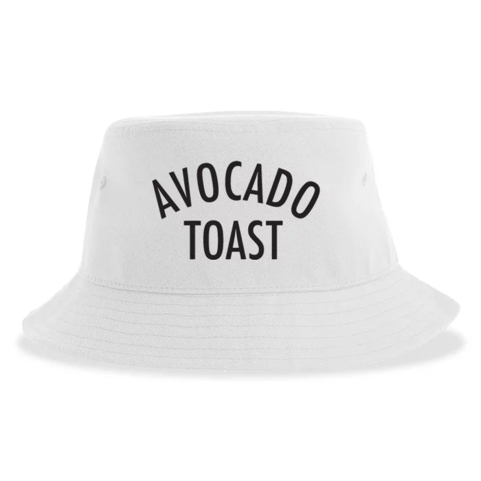 Avocado Toast Sustainable Bucket Hat