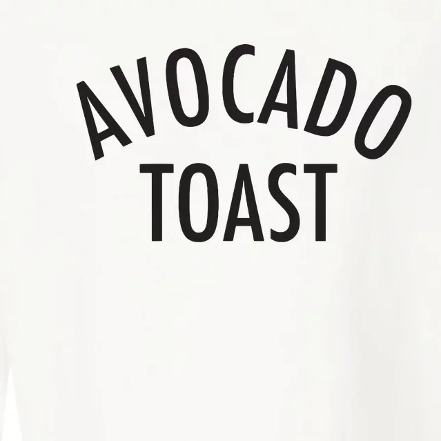 Avocado Toast Cropped Pullover Crew