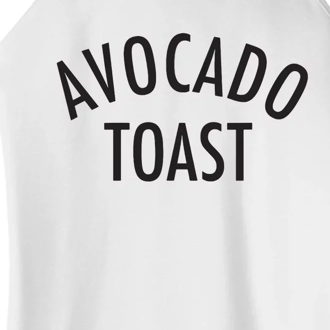 Avocado Toast Women’s Perfect Tri Rocker Tank