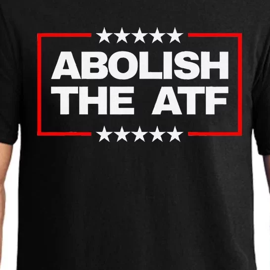 Abolish The Atf Bold Political Statement Design Pajama Set