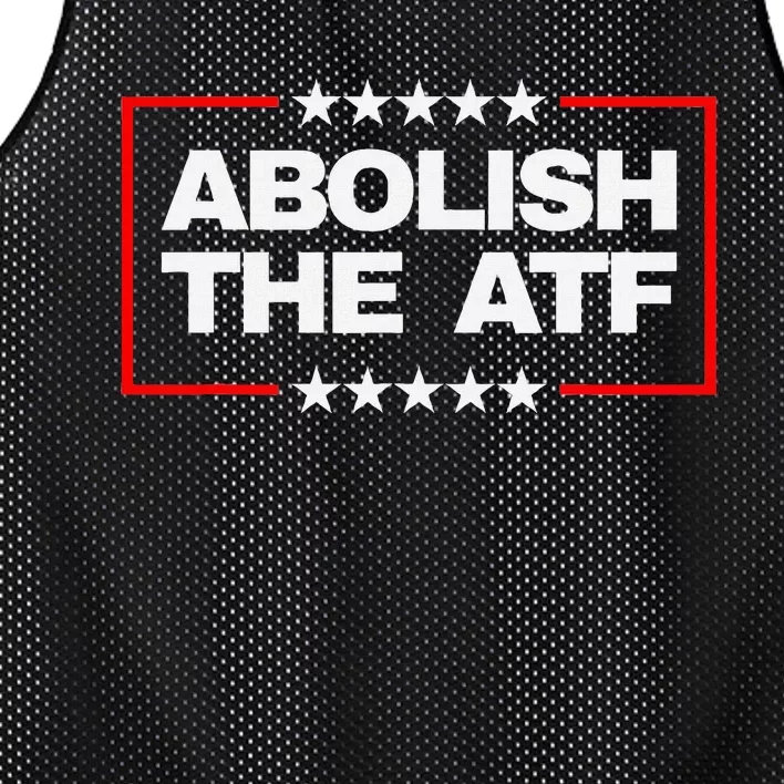 Abolish The Atf Bold Political Statement Design Mesh Reversible Basketball Jersey Tank